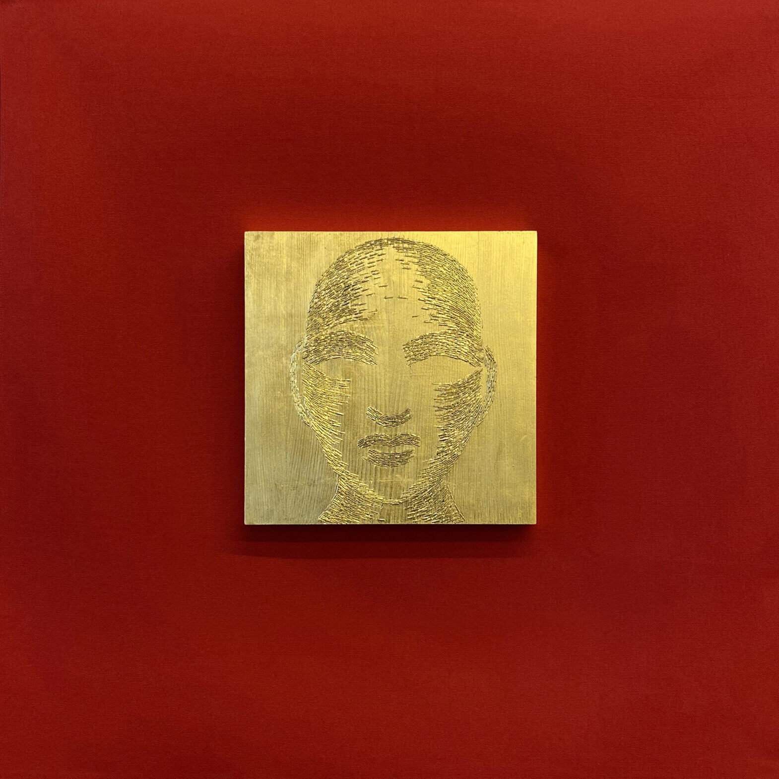 Sasha Hube-You Are Gold On Red Flag 2025-Artist overview image